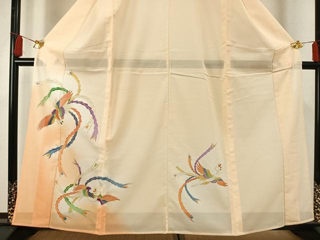 平和屋着物＊夏物　訪問着　絽　飛鳥文　暈し染め　洗える着物　AABF5707fy_2