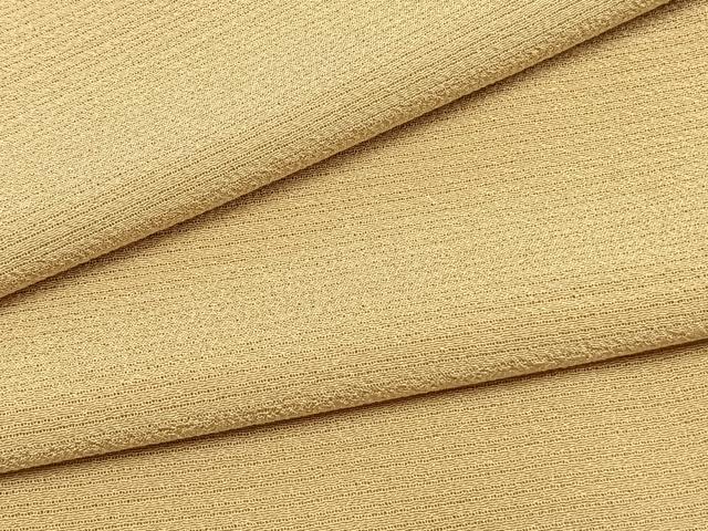 平和屋着物＊夏物　色無地　絽縮緬　枯色　正絹　逸品　AABF5727fy