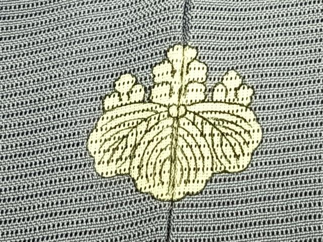 平和屋着物＊夏物　無地絵羽訪問着　絽　雪輪花地紋　藤鼠色　正絹　逸品　未使用　AABF5796fy 平和屋着物＊夏物 無地絵羽訪問着 絽 雪輪花地紋 藤鼠