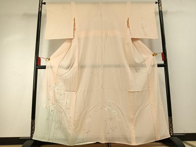 平和屋着物●本加賀友禅作家　柿本市郎　訪問着　白山紬　南天文　正絹　逸品　未使用　CABC6660yc 楽天市場】平和屋着物○本加賀友禅作家 柿本市郎監修 色無地 草花地紋
