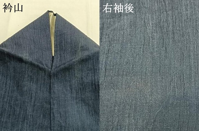 平和屋着物＊夏物　訪問着　ちぢみ織　勝虫　綿麻　AABF5905fy_7
