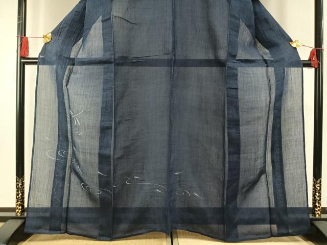 平和屋着物＊夏物　訪問着　ちぢみ織　勝虫　綿麻　AABF5905fy_2