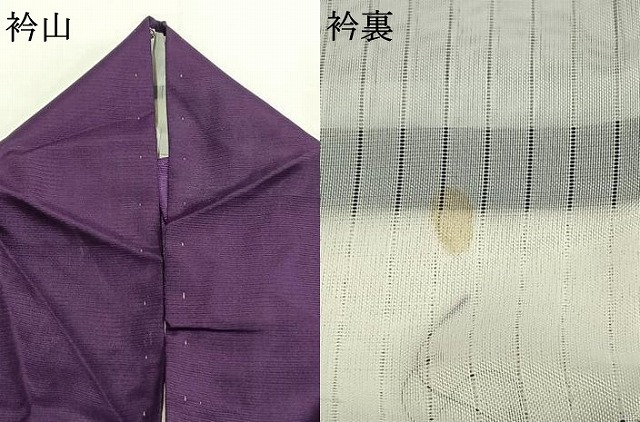 平和屋着物＊夏物　訪問着　絽　斜縞　正絹　逸品　AABF5908fy_7