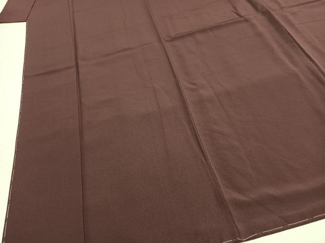 平和屋着物●上質な色無地　紫鳶色　正絹　逸品　未使用　AABF5927fy_3