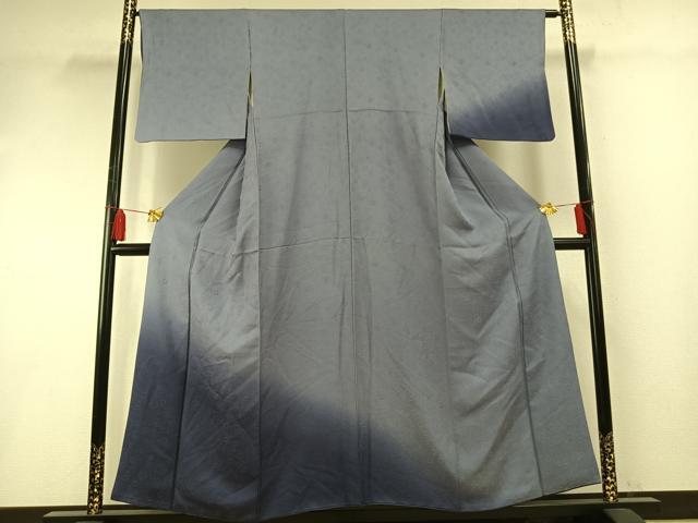 平和屋着物●訪問着　草花地紋　暈し染め　正絹　逸品　AABF5958fy