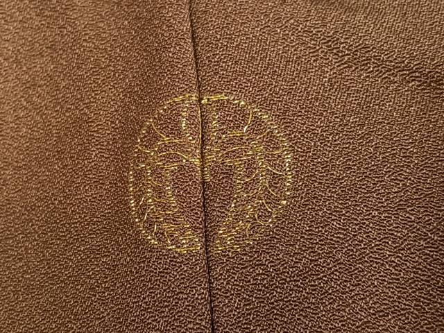 平和屋着物●訪問着　手描き　駒刺繍　松　暈し染め　正絹　逸品　未使用　AABF6088ph_5