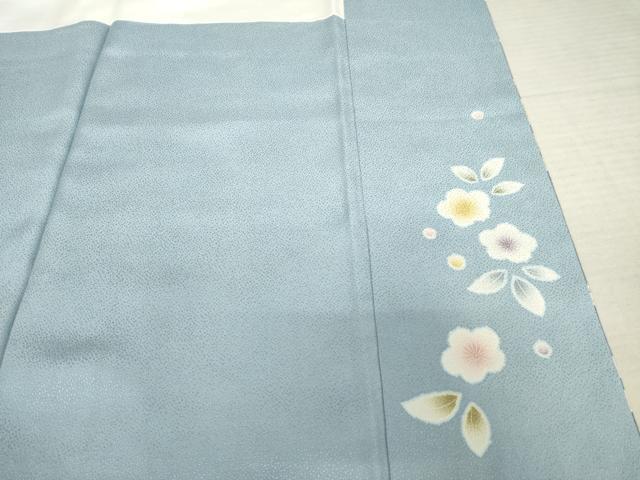 平和屋着物●訪問着　友禅　駒刺繍　絞り　雪輪花文　ロング丈　正絹　逸品　AABF6155ck_8
