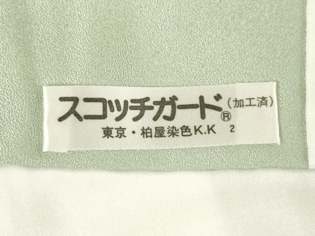 平和屋着物●金彩友禅　卓越技能者・名工・和田光正　訪問着　地紙花文　金彩　保証書付き　ロング丈　正絹　逸品　未使用　AABF6166ck_9
