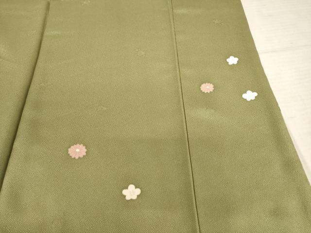 平和屋着物●訪問着　枝花文　暈し染め　金彩　正絹　逸品　AABF6190ck_7