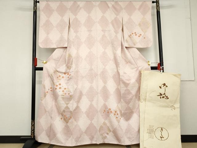 平和屋着物◎六通柄袋帯　唐織　双鶴花文　金銀糸　正絹　逸品　AABI1022yx 平和屋着物◎六通柄袋帯 唐織 双鶴花文 金銀糸 正絹 逸品 AABI1022yx