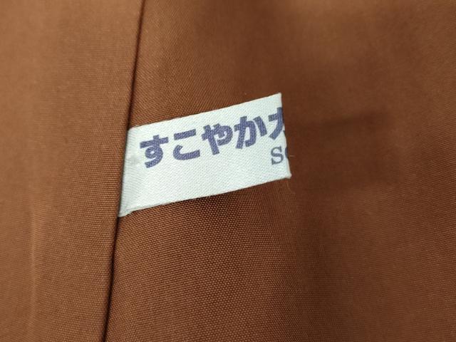平和屋着物●訪問着　本場結城紬地　草花文　金彩　反端付き　正絹　逸品　AABF6590cs_8