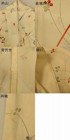 平和屋着物＊夏物　小紋　絽　萩文　正絹　逸品　AABF6825jd_7