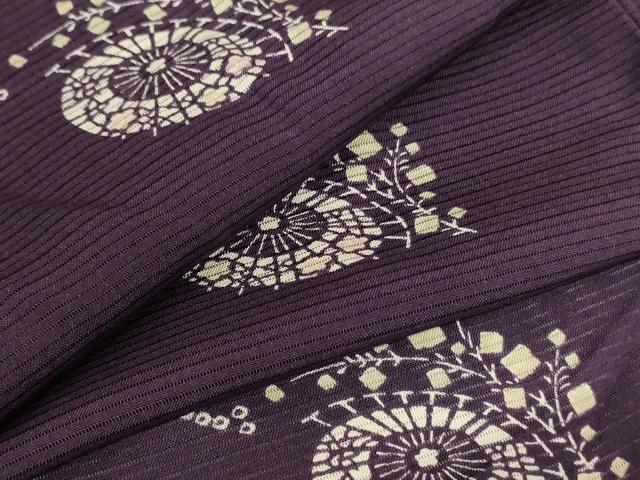 平和屋着物＊夏物　小紋　紗　丸文　暈し染め　正絹　逸品　AABH2463jd 平和屋着物＊夏物 小紋 絽 雪輪文 暈し染め 正絹 逸品 AABF6834jdの