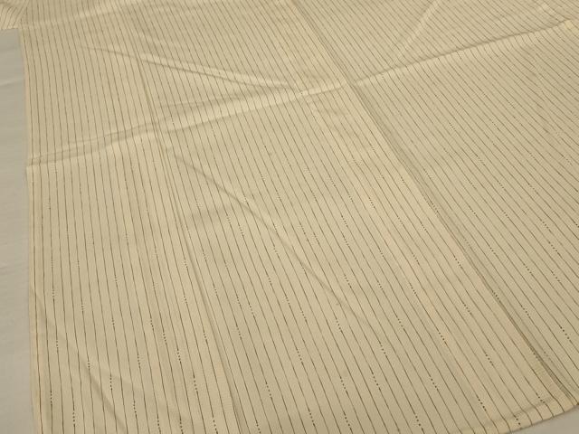 平和屋着物＊夏物　小紋　絽　変わり縞　正絹　逸品　AABF6845jd_3