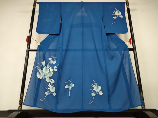 平和屋着物＊夏物　訪問着　絽　蔦の葉文　正絹　逸品　未使用　AABF6859jd