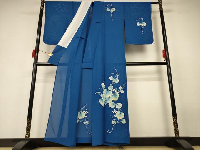 平和屋着物＊夏物　訪問着　絽　蔦の葉文　正絹　逸品　未使用　AABF6859jd_1