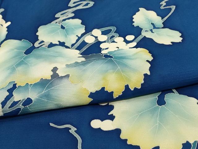 平和屋着物＊夏物　訪問着　絽　蔦の葉文　正絹　逸品　未使用　AABF6859jd_4