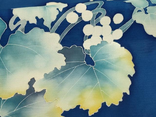 平和屋着物＊夏物　訪問着　絽　蔦の葉文　正絹　逸品　未使用　AABF6859jd_5