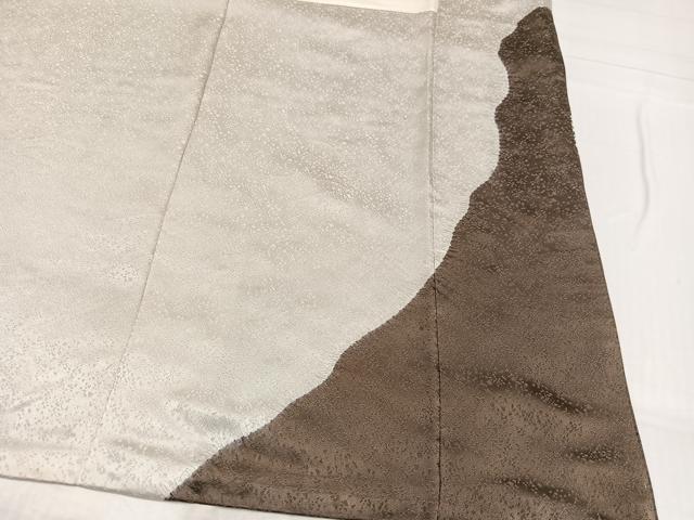 平和屋着物●訪問着　絞り　刺繍　草花文　金糸　正絹　逸品　AABF6923ph_6