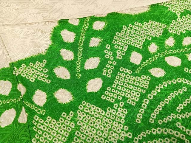 平和屋着物●豪華振袖　駒刺繍　絞り　草花文　正絹　逸品　AABF6945ph_5