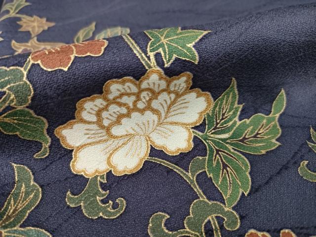 価値 着物□訪問着 花唐草文 金彩 正絹 逸品 【公式通販】