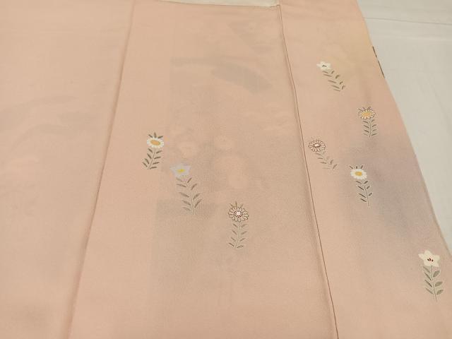 平和屋着物●京友禅の第一人者　松井青々　訪問着　扇面草花文　暈し染め　金彩　正絹　逸品　AABF8105ph_7