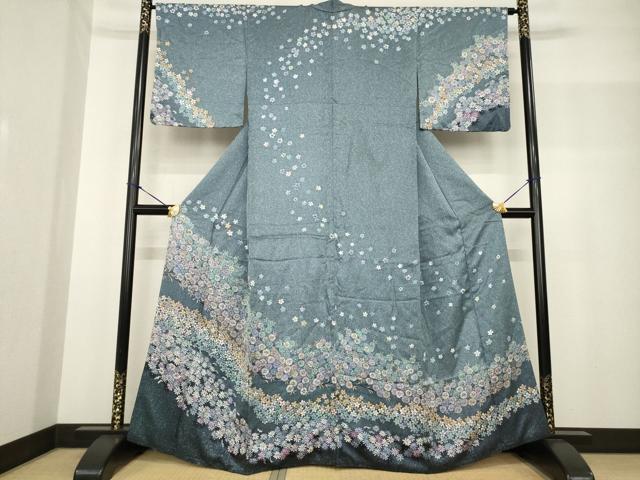 平和屋着物●訪問着　花尽くし　正絹　逸品　AABF8166ck 平和屋着物○訪問着 花尽くし 正絹 逸品 AABF8166ck 【公式通販】