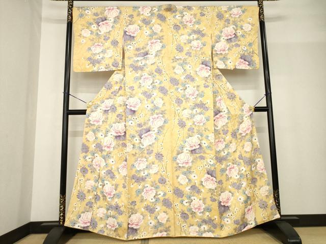 平和屋着物●極上　九寸名古屋帯　紬地　手描き　雀　逸品　DZAB2342kh6 平和屋本店○極上 京都祇園の老舗 ぎをん齋藤 九寸名古屋帯 紬地 藍染