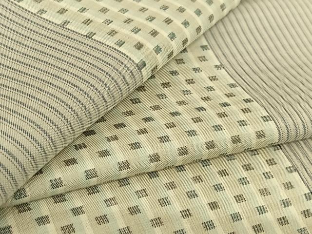 平和屋着物▽東郷織物謹製　本場大島紬　単衣　間道　正絹　逸品　AABF8303jh