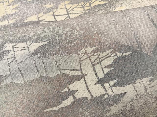 平和屋着物●訪問着　ろうけつ染め　遠山樹林文　暈し染め　正絹　逸品　AABF8728ph_5