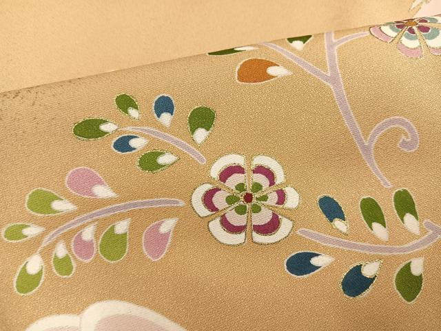 平和屋着物●本加賀友禅作家　北村比呂志　花鳥唐草文　金彩　訪問着　正絹　逸品　未使用　AABF8775ph_5
