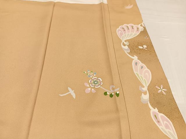 平和屋着物●本加賀友禅作家　北村比呂志　花鳥唐草文　金彩　訪問着　正絹　逸品　未使用　AABF8775ph_7