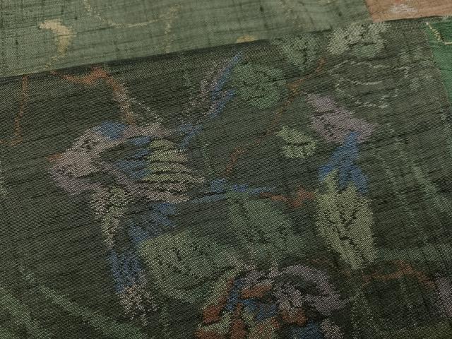 平和屋着物●小千谷紬　百柄　草花文　正絹　逸品　AABF8783ph 平和屋着物□上質な小紋 霞花文 正絹 逸品 AABI3949sxの通販 by 平和屋