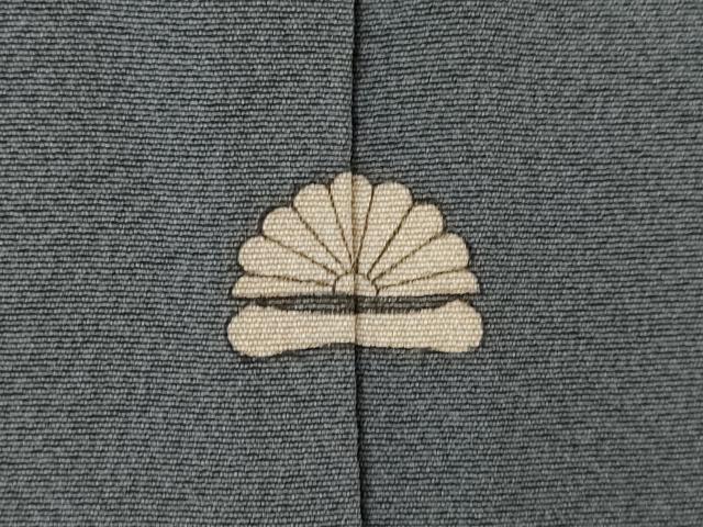 平和屋着物●日本舞踊家 岩井流宗元　岩井友見　訪問着　駒刺繍　扇面松文　金銀彩　正絹　逸品　AABF8971ck_7