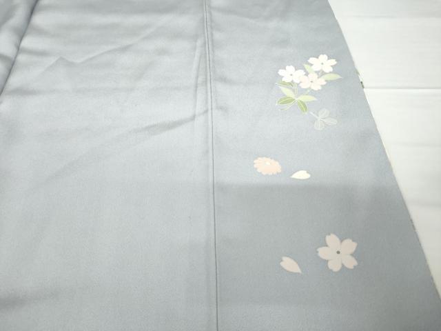 平和屋着物●訪問着　友禅　作家物　枝花文　暈し染め　正絹　逸品　AABF9029ck_8
