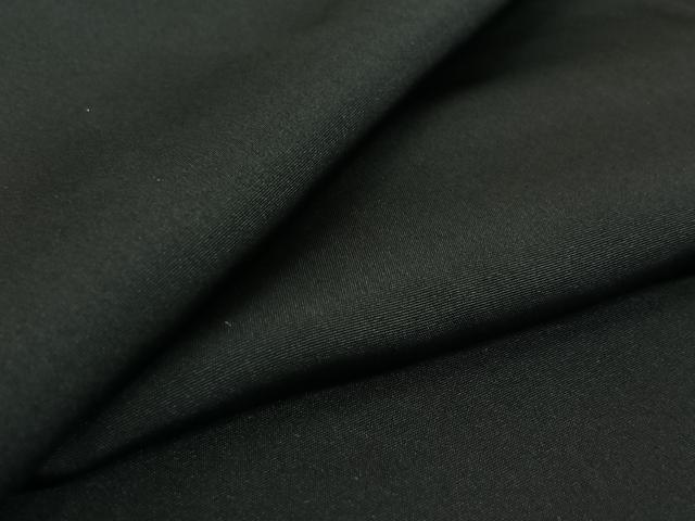 平和屋着物▽男性　黒紋付　単衣　羽織セット　暗黒色　正絹　逸品　AABF9170jh_5