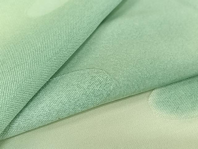 平和屋着物▽上質な小紋　単衣　霞文　正絹　逸品　AABF9225jh