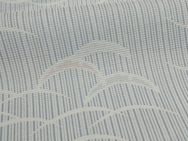 平和屋着物＊夏物　小紋　絽　雪芝文　洗える着物　AABF9424jd_5