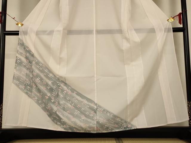 平和屋着物＊夏物　訪問着　絽　舞花文　洗える着物　AABF9463jd_2