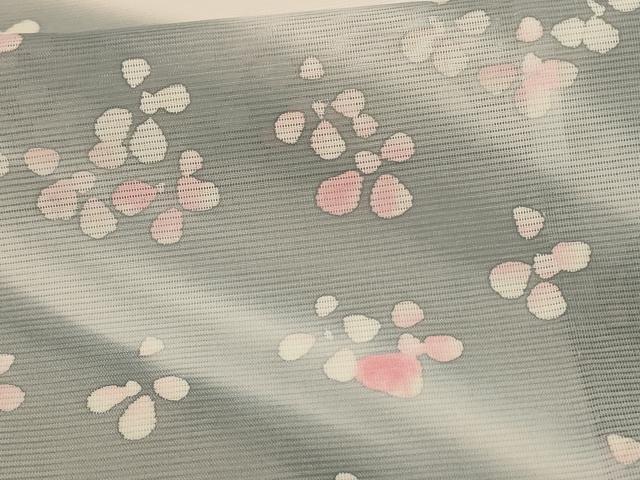 平和屋着物＊夏物　訪問着　絽　舞花文　洗える着物　AABF9463jd_5