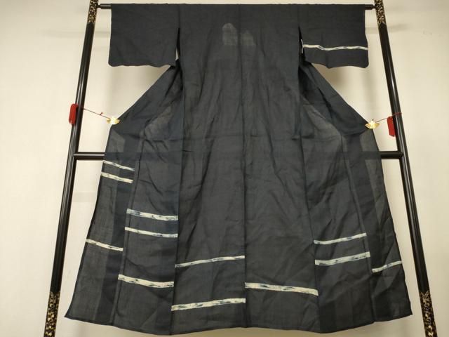 平和屋着物＊夏物　訪問着　紗　横段文　正絹　逸品　未使用　AABF9480jd