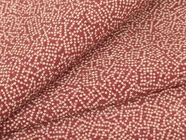平和屋着物＊夏物　江戸小紋　絽　寄せ小紋柄　正絹　逸品　AABF9487jd