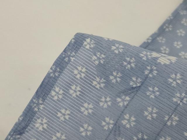 平和屋着物＊夏物　小紋　絽　花尽くし　洗える着物　AABF9514jd_6