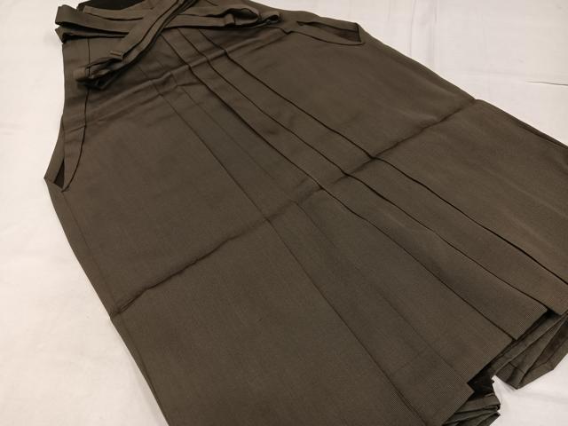 平和屋着物●男性　馬乗り袴　赤墨色　正絹　逸品　AABF9545ph 25,480円