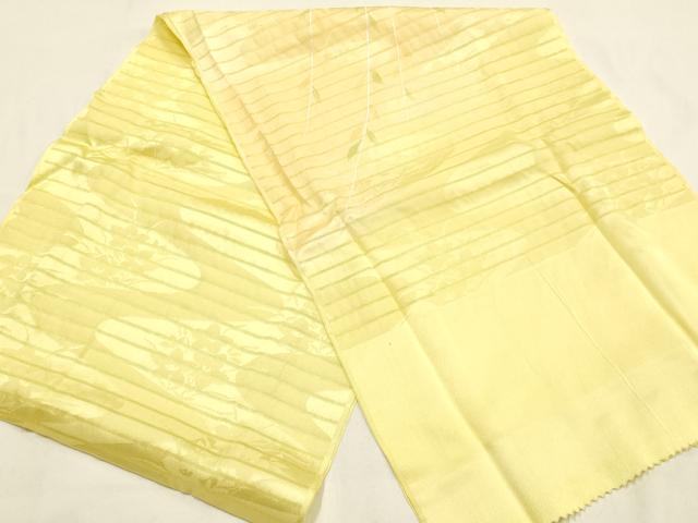 平和屋本店＊夏物　和装小物　帯締め・帯揚げセット　平組　レース組　垂れ葉文　逸品　未使用　AABF9950ay