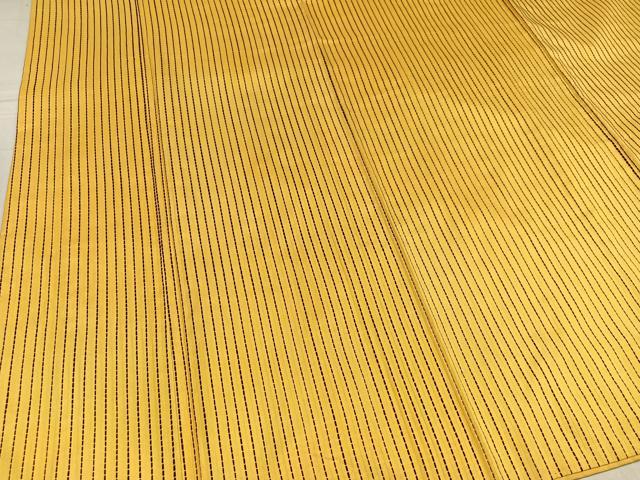 平和屋着物●本場大島紬　染大島　総絞り　間道　正絹　逸品　AABG0405ph_3