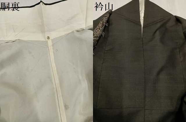 平和屋着物●本場大島紬　地空き　カタス9マルキ　草花間道　正絹　逸品　AABG0420ph_5