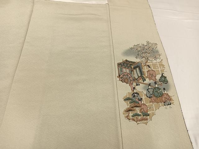 平和屋着物●訪問着　総刺繍　人物風景文　金彩　正絹　逸品　AABG0432ph_6