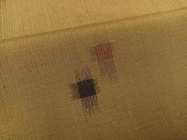 平和屋着物●上質な紬　琉球絣文様　正絹　逸品　AABG0456ph_5