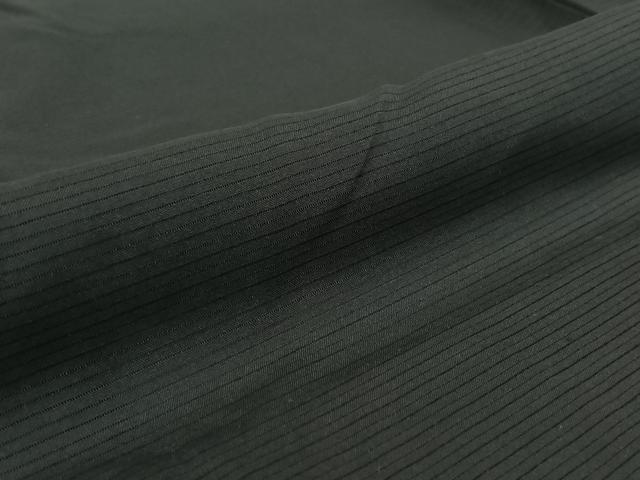 平和屋着物▽男性　羽織　黒紋付　スリーシーズン　春夏秋　塵除け　暗黒色　正絹　逸品　AABG0930jh_4